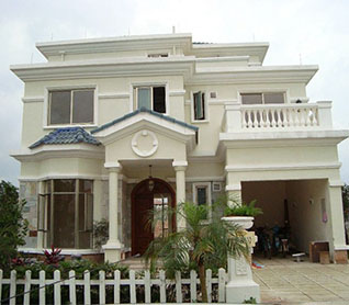 武漢獨棟別墅設計及施工完工圖