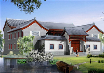 四合院設(shè)計(jì)圖推薦，四合院別墅效果圖及施工圖