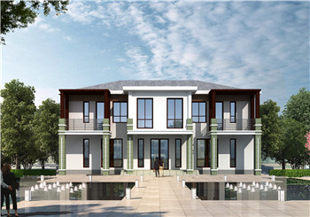 180多平二層現代風格自建房屋設計圖紙帶外觀圖