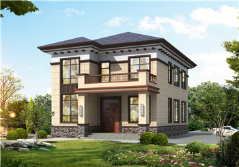 二層農(nóng)村房屋設(shè)計圖紙，帶效果圖和全套施工方案圖