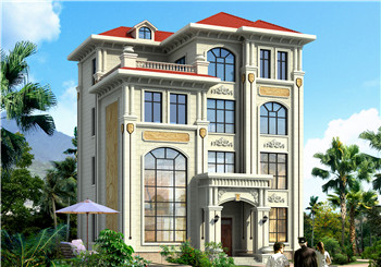 120平方米新農(nóng)村四層別墅設(shè)計(jì)圖紙12X10米50萬以內(nèi)