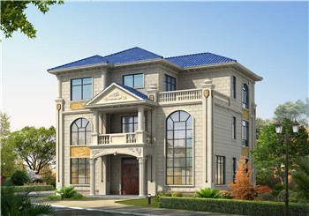 160平方農村三層別墅CAD設計圖紙，含外觀圖片效果圖