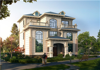 三層新農村140平方米房屋設計圖紙,全套施工圖及效果圖