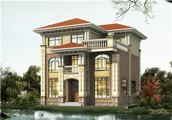 農村三層房屋設計圖紙,三層農村住宅設計效果圖,11米*10米