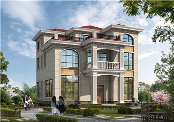 130平米新農(nóng)村自建房屋施工建筑圖紙及效果圖