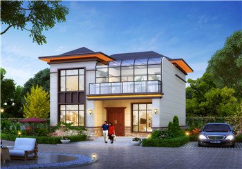 最美二層樓別墅圖片大全及全套建筑設(shè)計圖紙，20萬左右