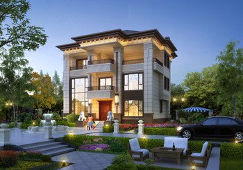 美爆的三層經(jīng)典復(fù)式別墅設(shè)計圖紙及效果圖，建好更漂亮