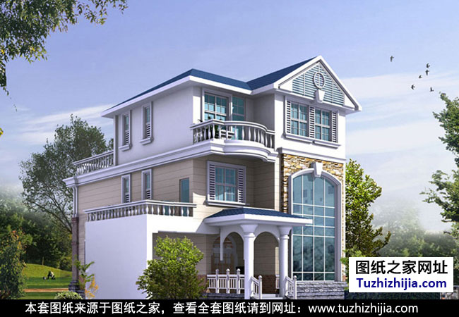 三十萬農村別墅設計圖帶外觀圖片，30萬造價別墅展示