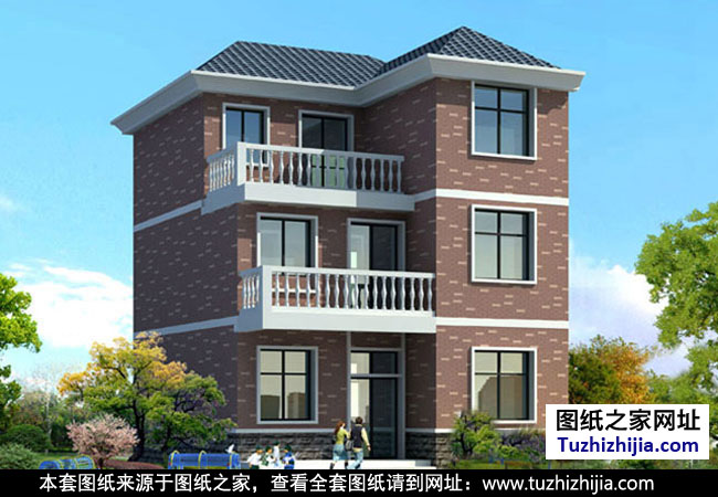 新農村三層住宅設計圖紙 效果圖