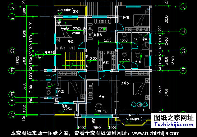 三層別墅設計圖紙及效果圖