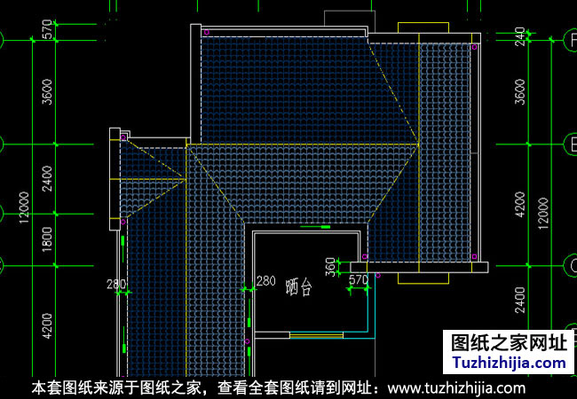 雙拼小別墅設計施工圖