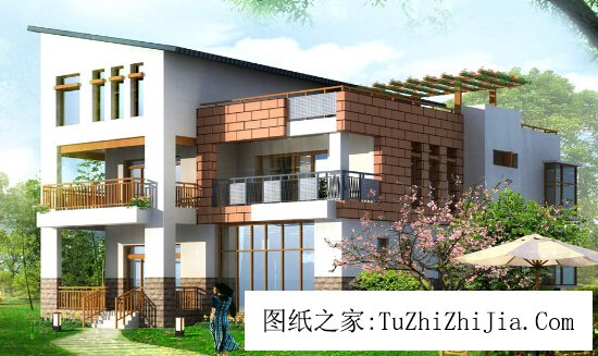 別墅設計圖紙及效果圖大全--首選：魯班設計