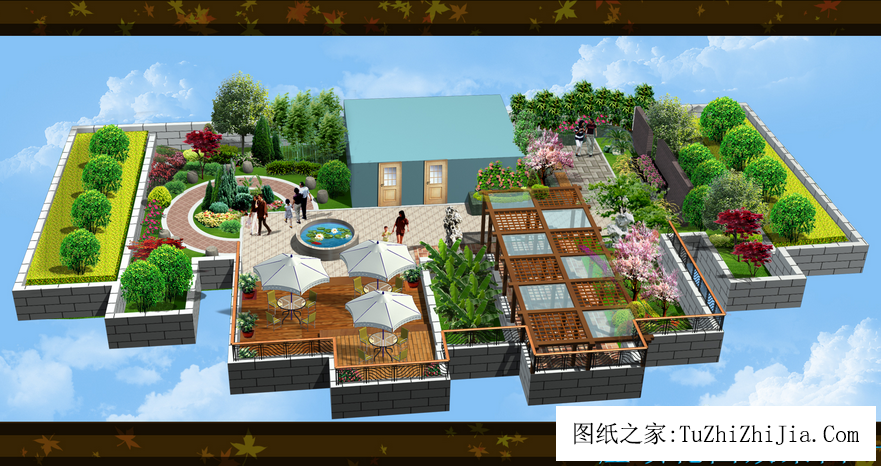 屋頂花園需設計,切勿私自改造