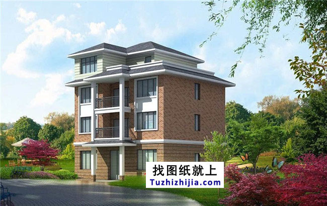 三層半經典小別墅房屋設計圖紙