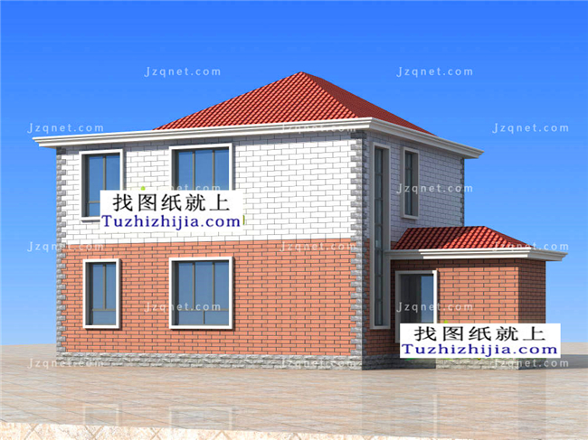 100平方米,新農村二層房屋設計圖紙