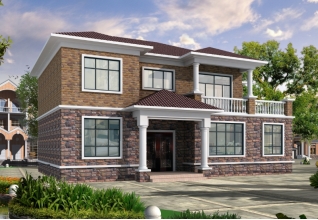 120平方米新農村二層自建房屋設計圖紙大全14x9米