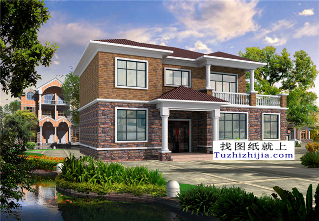 120平方米浙江新農村二層自建房屋設計圖紙大全,14x9米