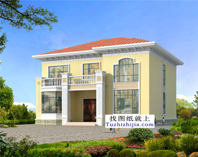 128平方米湖南二層復式自建房屋設計圖紙,12x11米