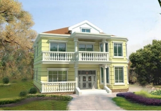 140平方米二層新農村經濟實用的房屋設計圖紙12x12米