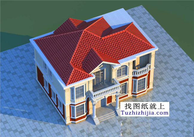 160平方米農村實用型二層自建小別墅設計施工圖紙15米*10米