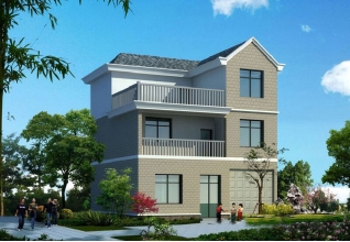 90平方米新農(nóng)村三層房屋設(shè)計圖紙，鄉(xiāng)村三層樓房圖紙精選