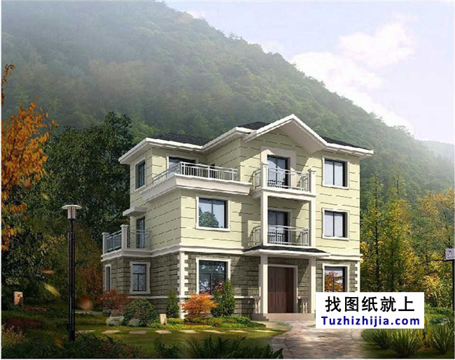 110平方米新農村三層別墅設計圖