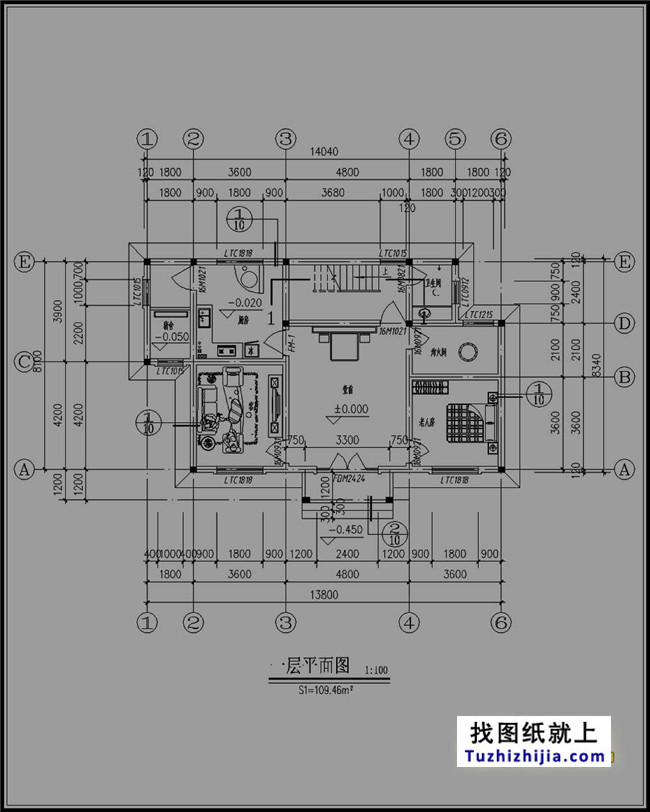 110平方米新農村三層別墅設計圖