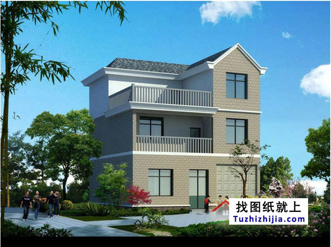 90平方米新農村三層房屋設計圖紙