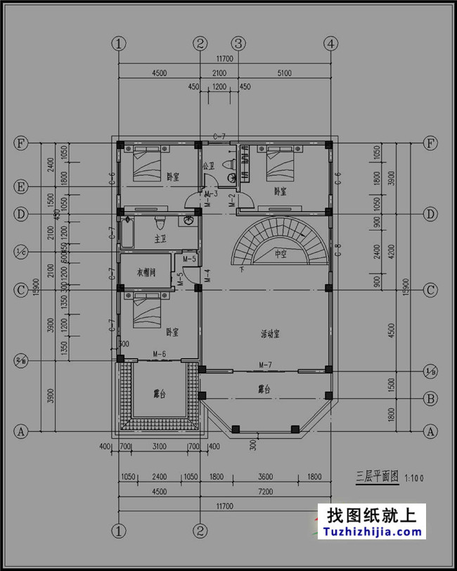 180平方米新農(nóng)村三層別墅設(shè)計圖紙