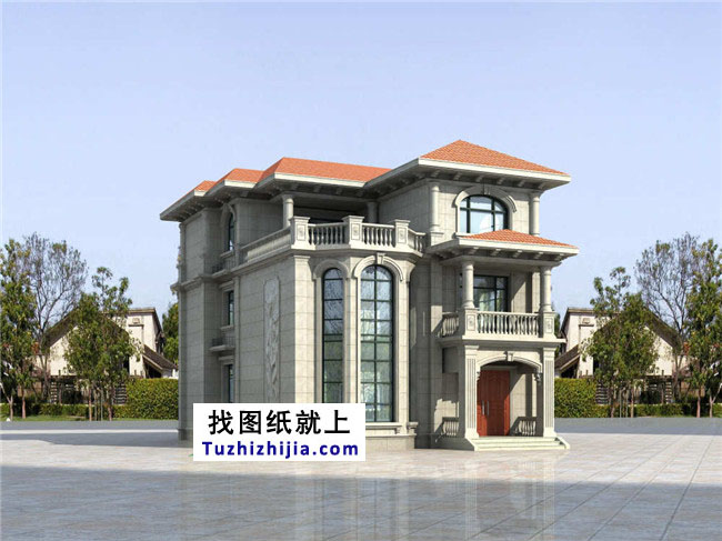 最新歐式三層別墅設(shè)計圖紙