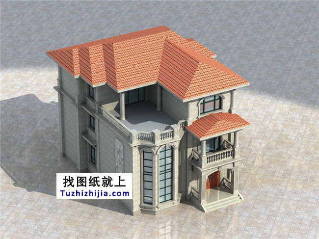最新歐式三層別墅設(shè)計圖紙