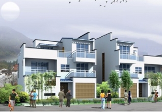 100平方米全套三層小別墅設計圖紙及效果圖10X10米