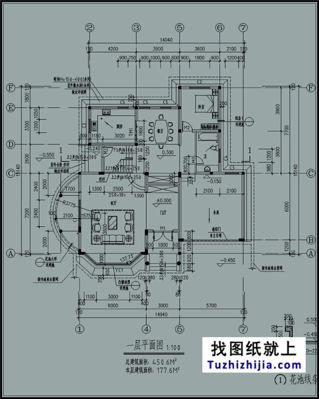 200平方米三層豪華清新農村別墅設計圖紙大全,15X15米