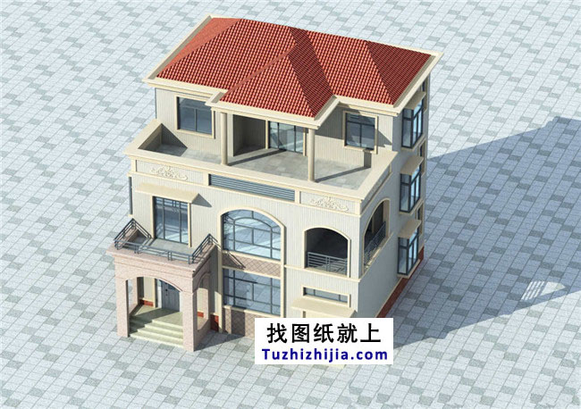 南方新農村三層別墅設計圖紙