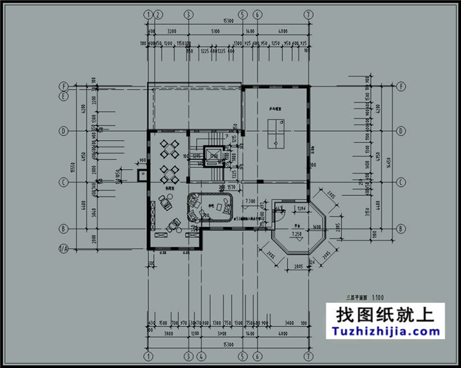 造價(jià):30萬(wàn),新農(nóng)村豪華型三層別墅設(shè)計(jì)圖紙及效果圖,15x19米300平方米
