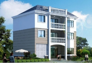 25萬左右的農村三層房屋建筑施工設計圖紙