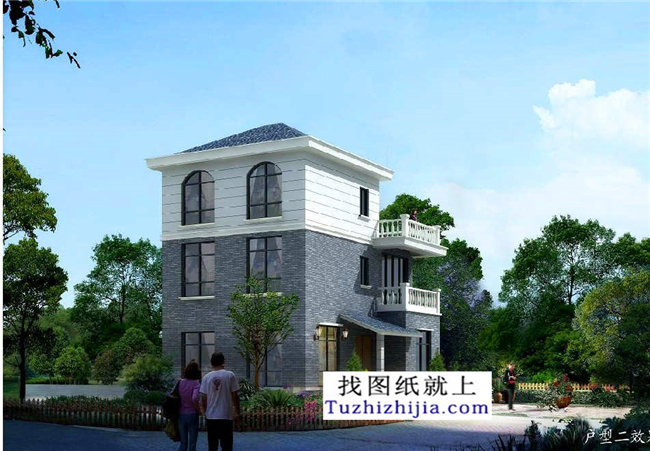 100平米以內的小戶型別墅設計施工圖紙及效果圖