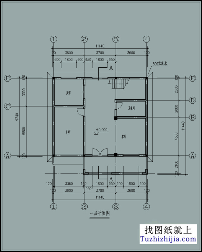 120平方木新農村自建別墅設計施工圖紙及效果圖