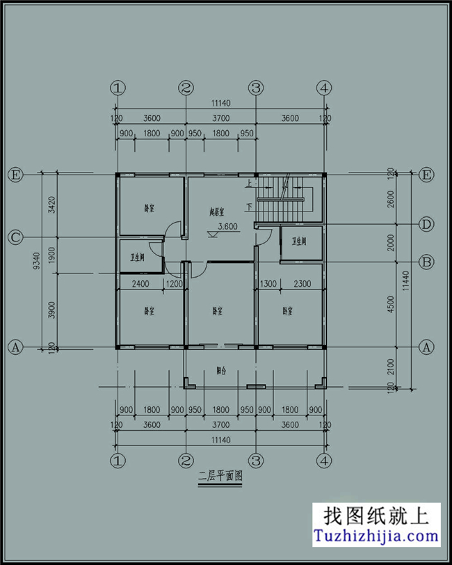 120平方木新農村自建別墅設計施工圖紙及效果圖