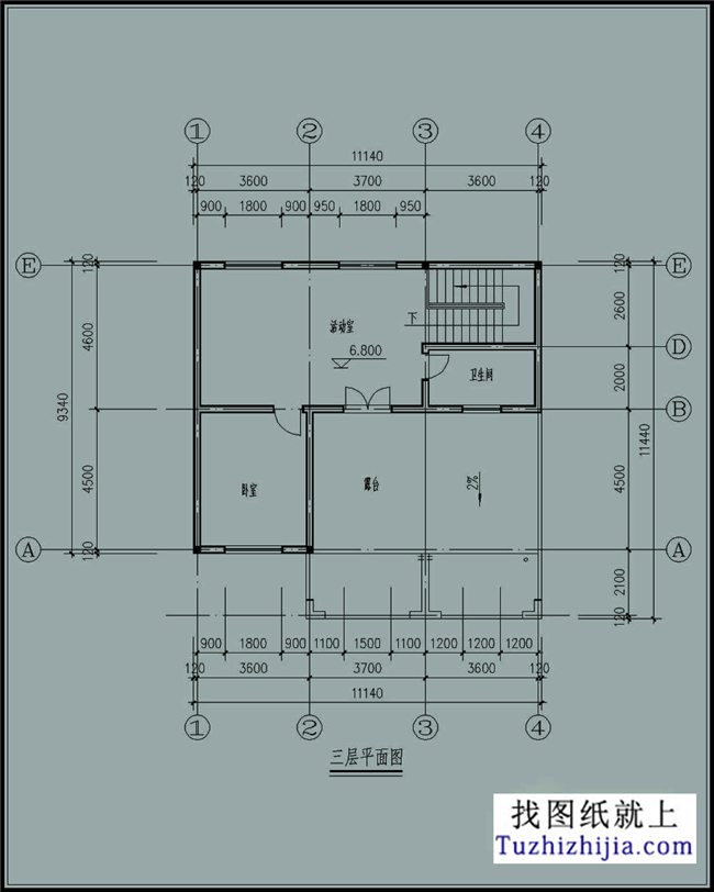 120平方木新農村自建別墅設計施工圖紙及效果圖