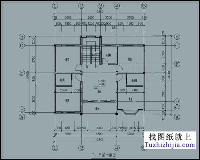 25萬左右的農村房屋建筑施工設計圖紙