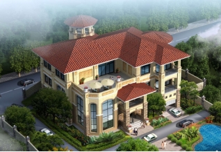 100萬以內(nèi)的豪華三層自建別墅設(shè)計圖紙及效果圖