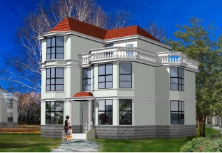 現代簡約130平米三層自建房屋別墅施工設計圖紙及效果圖