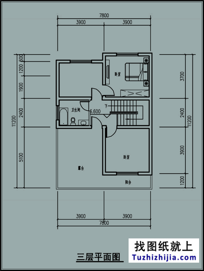 90平米小戶型農村自建三層別墅設計圖紙及效果圖