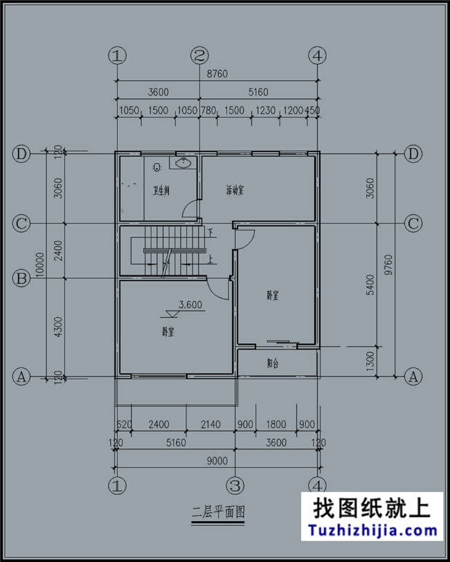 90平方米新農(nóng)村帶車庫三層房屋別墅設(shè)計(jì)圖紙及效果圖