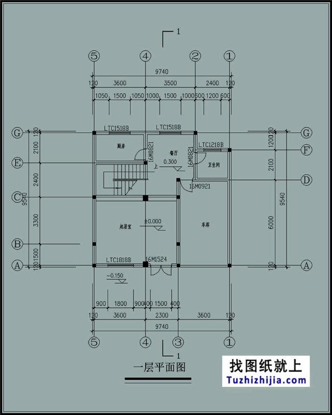 15萬左右的三層新農(nóng)村自建房屋別墅施工設計CAD圖