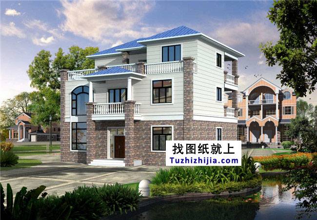 南方新農村三層房屋設計圖大全