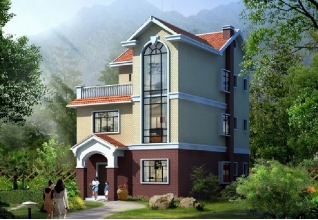 三層農村小住宅設計圖紙，15萬造價左右