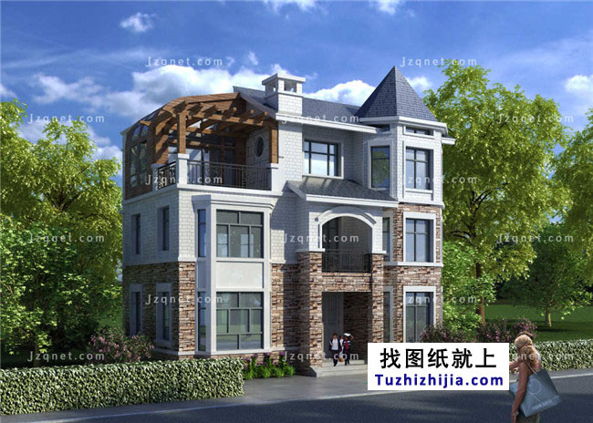 獨棟三層樓房設計圖紙及效果圖,農村蓋房推薦