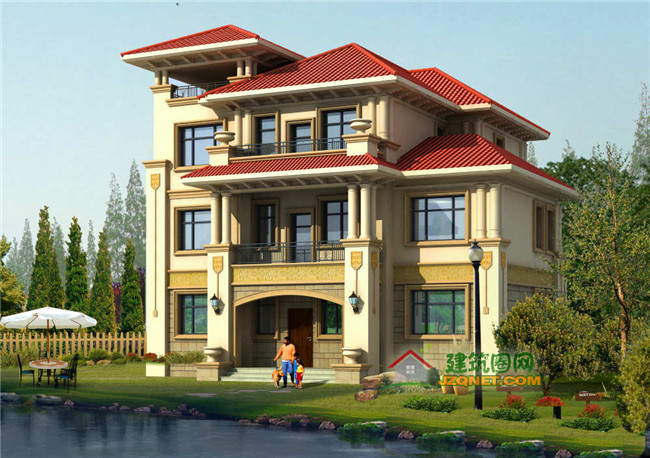 帶地下室三層新農村房屋設計圖紙